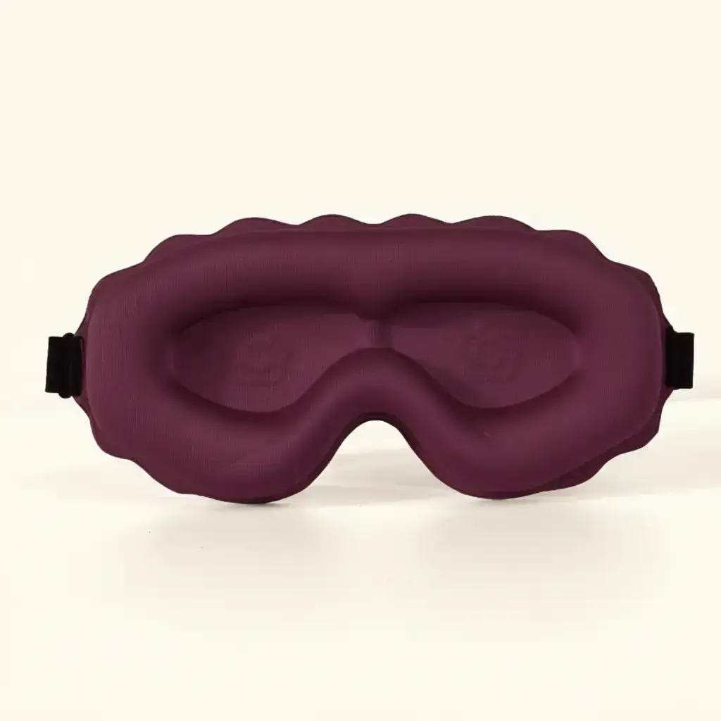 3D Sleep Mask, Ultra-Soft Skin-Friendly Eye Cover with Lash-Extension-Friendly Design, 100% Light-Blocking Blackout Eye Mask Night Mask for Women and Men #GLOBAL PICKS