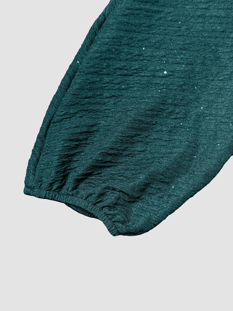 Women's Elegant Mermaid Hem Bodycon Dress, Long Sleeve for Christmas Party & Valentine's Day, Tight-Fitting Evening Gown