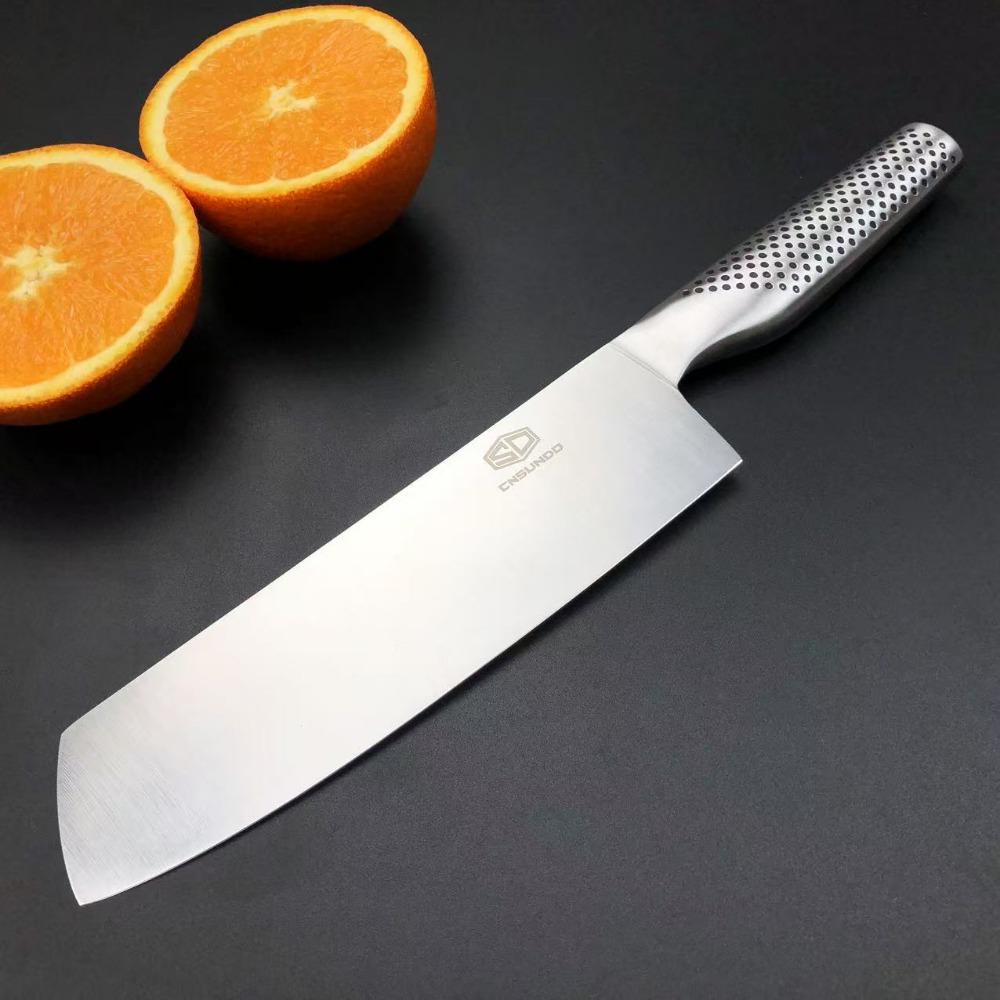 1 Piece Stainless Steel Japanese Chef Knife Kitchenware Meat Cleavers Razor Sharp Vegetable Slicing Knife Butter Fork Quality Knives for Home Cooking Meat cleavers 2403A Great Gift Kitchen Tools