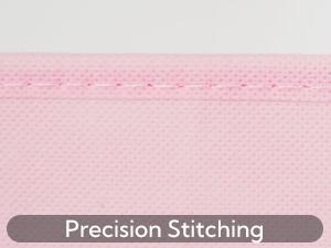 Cube Storage Bins, 11 Inch 6 Pack Storage Cube Organizer, Foladble Fabric Storage Boxes with Handle, Decorative Clothing Storage Baskets for Shelves, Closet, Pink