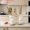 Kitchen Utensil Holder, Modern Luxury Style Cutlery Storage Rack, Kitchen Utensil Storage Organizer, Tableware Rest for Kitchen Dining Room, Kitchenware Home