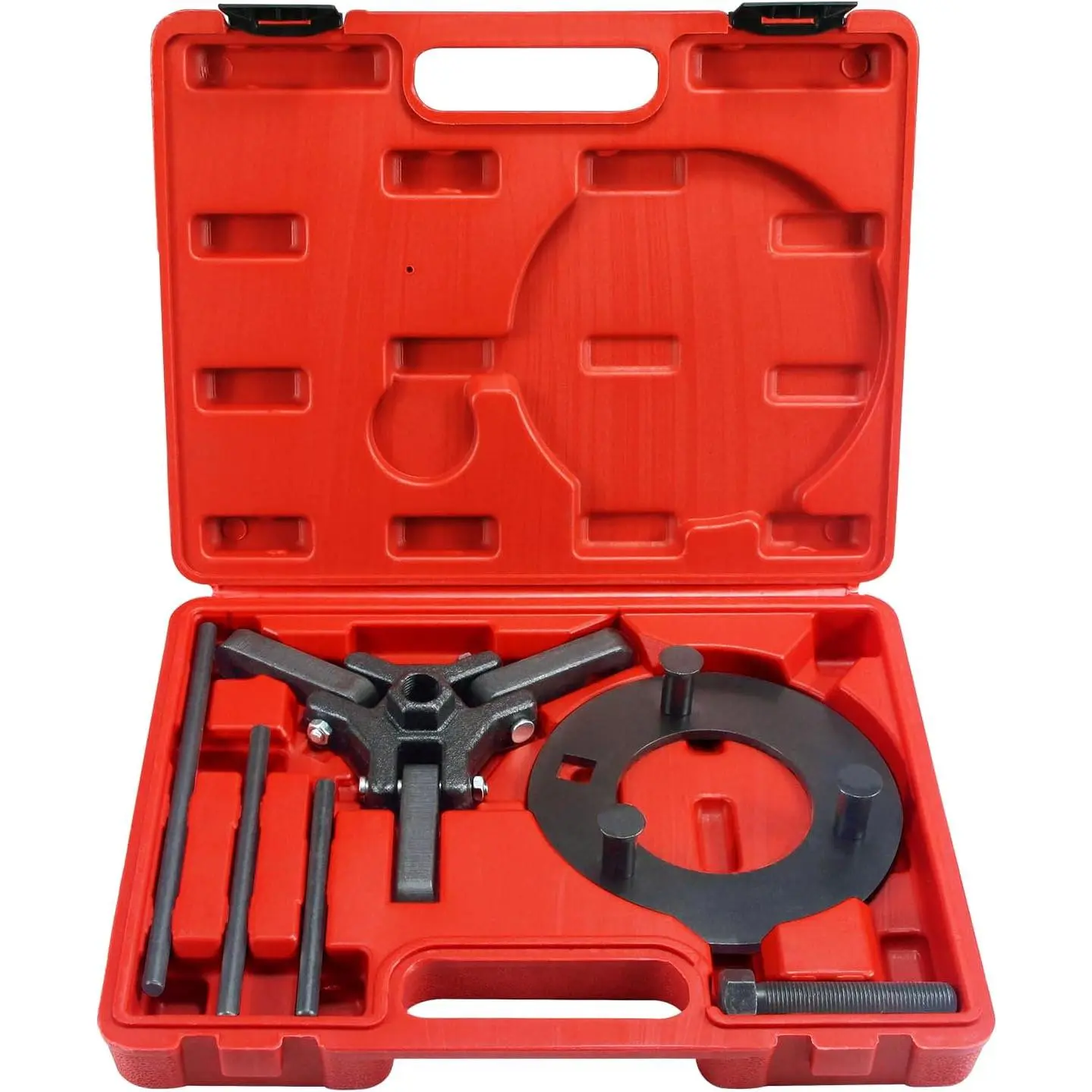 Harmonic Balancer Pulley Puller Tool Set for M2 - Damper Removal Tool for Tight Engines, No Radiator Removal Required for Engine Compartment Use
