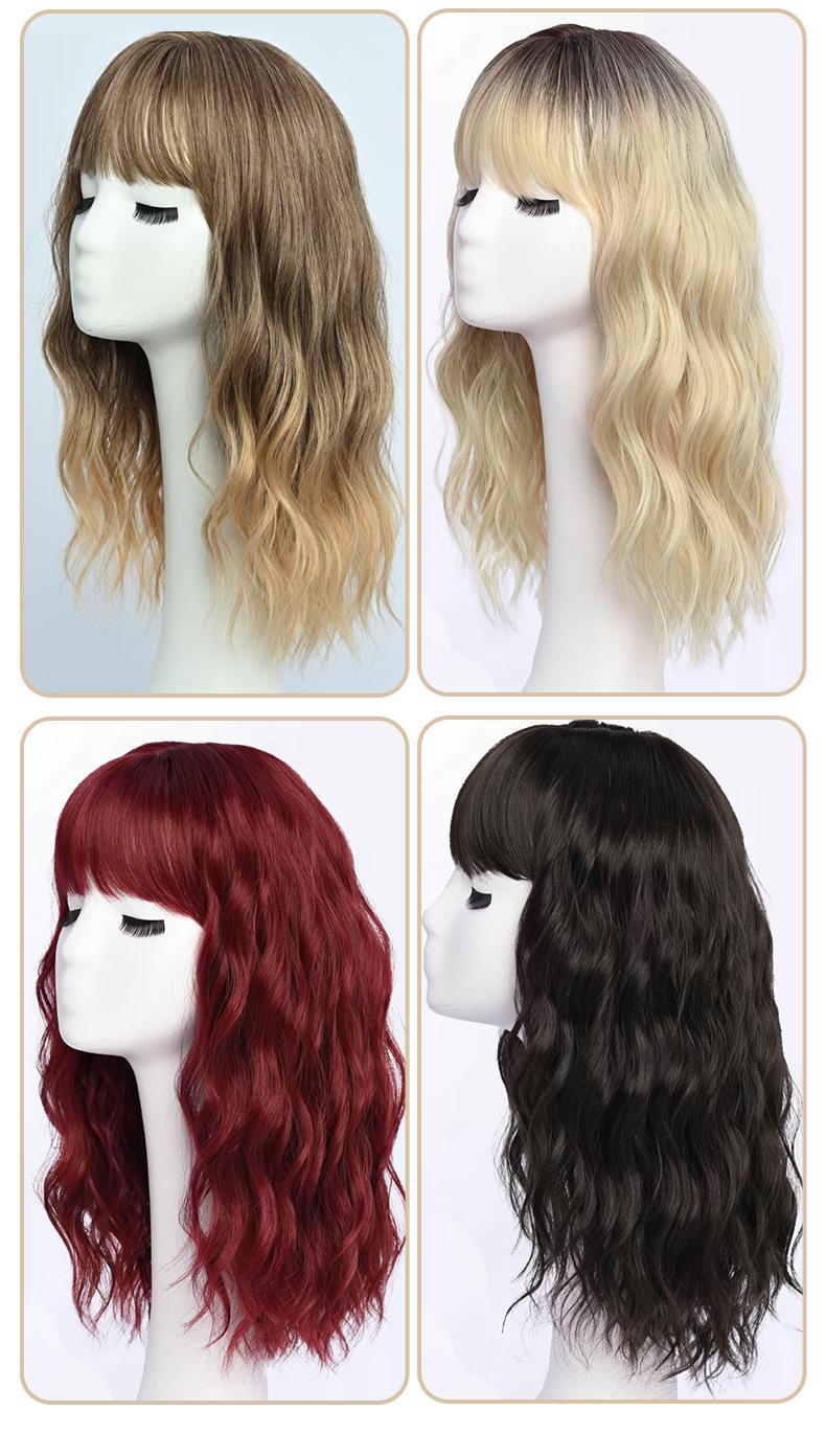 Women's Large Wave Long Curly Wig European & American Style Full Cap Heat-Resistant Synthetic Hair Women's Large Wave Long Curly Wig European & American Style Full Cap Heat-Resistant Synthetic Hair