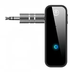 2026 New Car Bluetooth 5.3 Audio Receiver, Wireless FM Transmitter Adapter with AUX Input, Hands-Free Car Kit for Old Cars