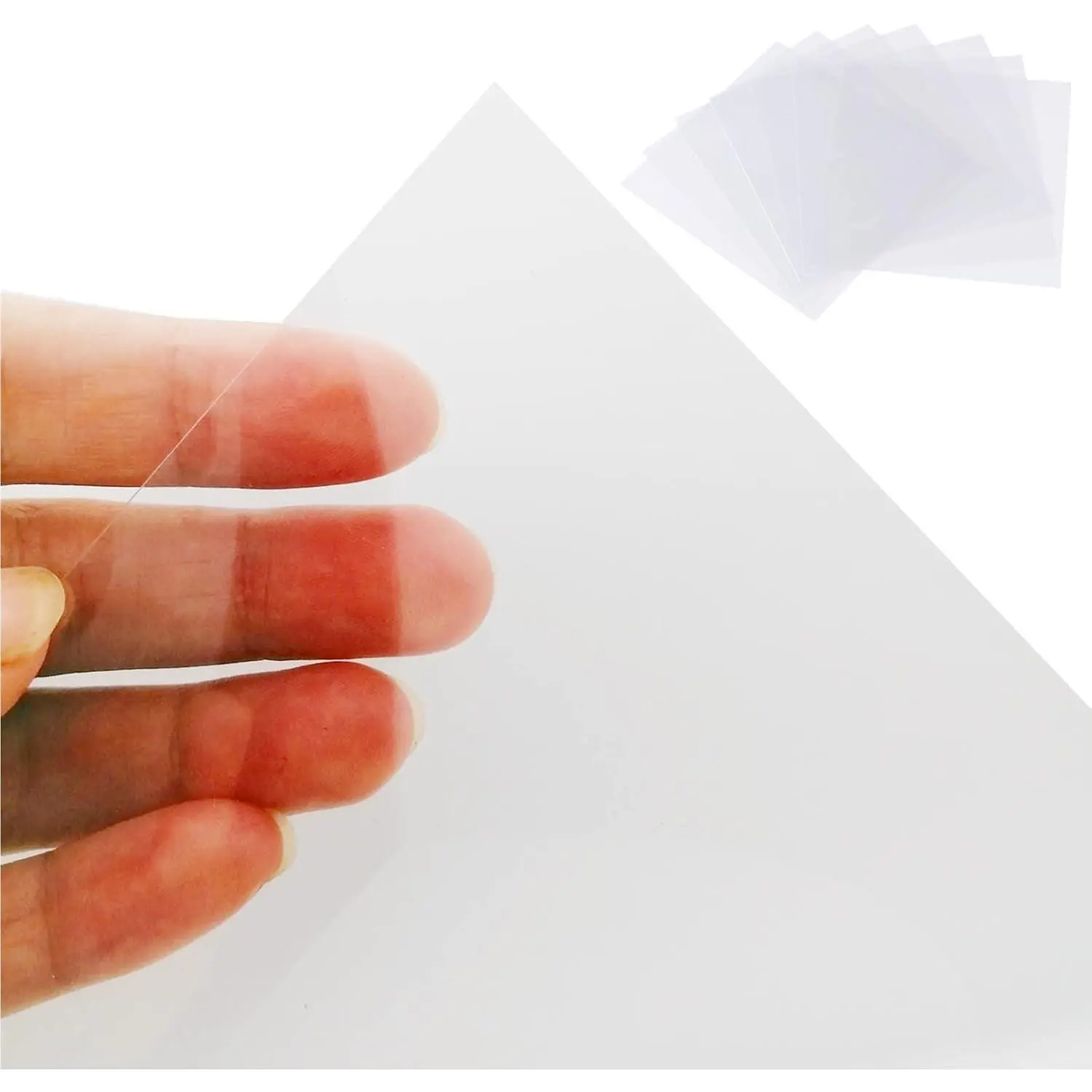 12 count 6 mil Blank Template Material Stencils Mylar for  Paper Clear Transparency Sheet 12 × 12 inch (12-6 mil)