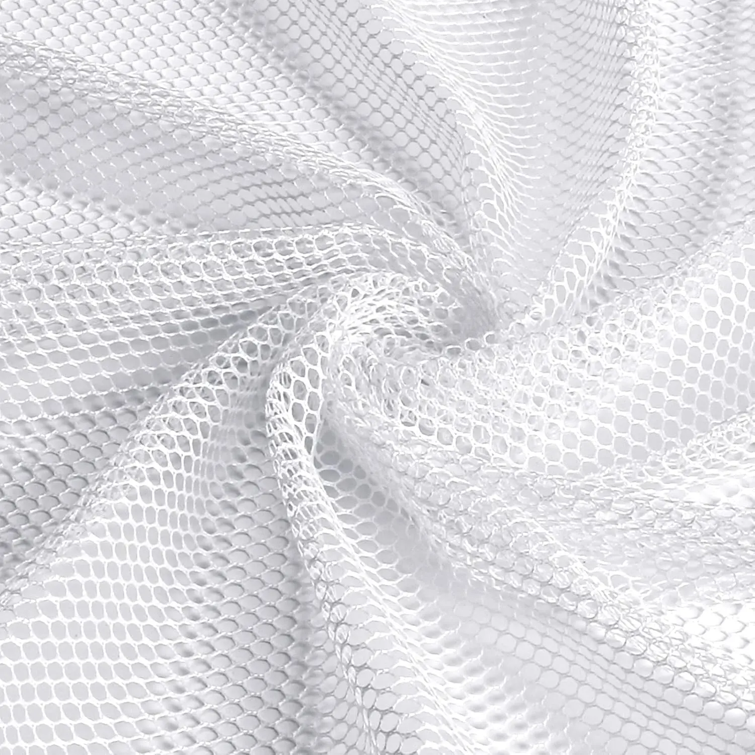 29.5 X 59 Inch White Mesh Fabric Slightly Stretchy | for Backpack Pocket and Straps, Netting Clothes, Netting Bag Shopping Bag