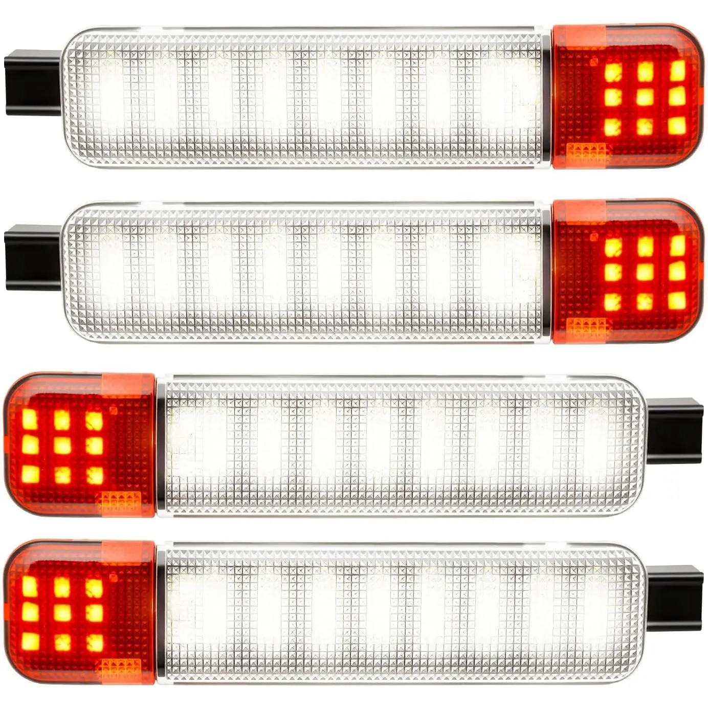 LED Door Panel Light Interior Courtesy Lamp Assembly Compatible with 1999-2006 Chevy Silverado/GMC Sierra 1500, 1997-2000 C/K 2500 3500, 2002-2006 Avalanche & 1995-2006 Tahoe Pickup, Pack of 4