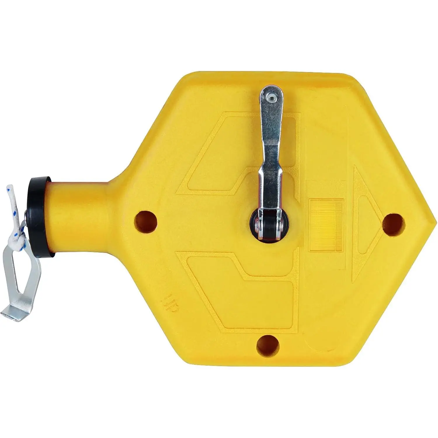 Contractor Chalk Reel Tool, New Reel-Type Marking Device for Construction Pros, 0.06 x 100 ft Yellow Precision Mark Lines, Durable Reliable for Construction, Carpentry Projects