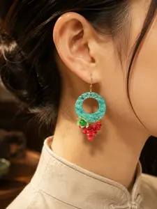 New Traditional Style Wedding Earrings, Qinglv Original High-End Flower Shell Pearl Earrings, Bridal Jewelry Accessories