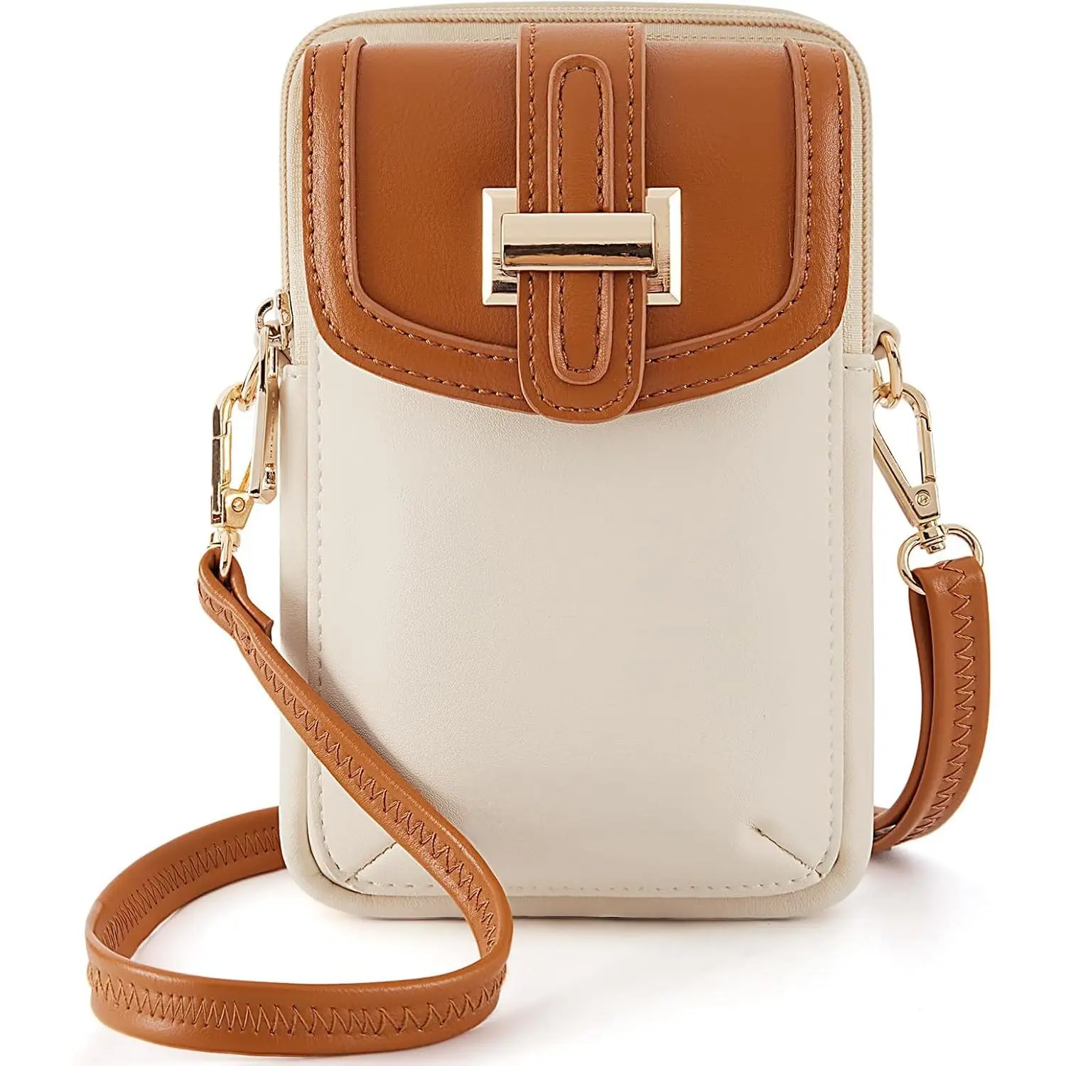 Small Crossbody Bags  Women Vegan Leather Cell Phone Purses Trendy RFID Wallet Purses with Adjustable Strap