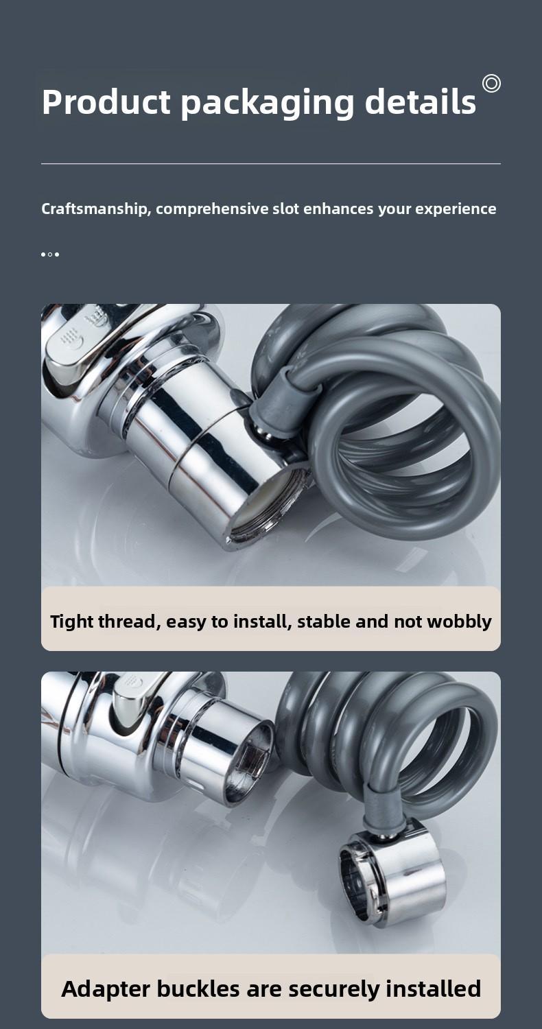 2PCS New Rotatable Faucet Aerator Extension -for Effortless, All-Angle Control, Rotating Swivel Faucet Aerator Extender Kitchen Bathroom Sink Faucets Sprayer Attachment with3Mode Splash