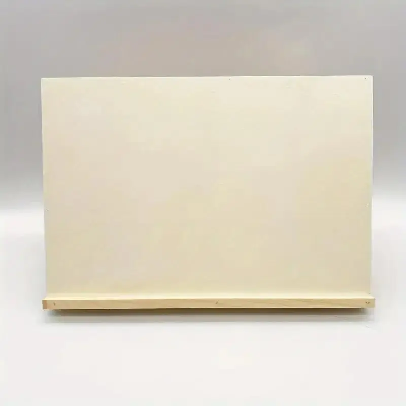Wooden Easel, 1 Count Portable Desktop Easel, Folding Bookshelf Easel, Inclined Writing Board, Art Supplies for Home & School & Office
