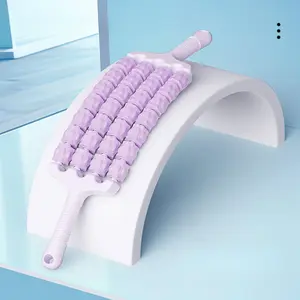 Children's massage stick, spiked roller, muscle relaxer, sensory leg massager, three-row and four-row roller stick