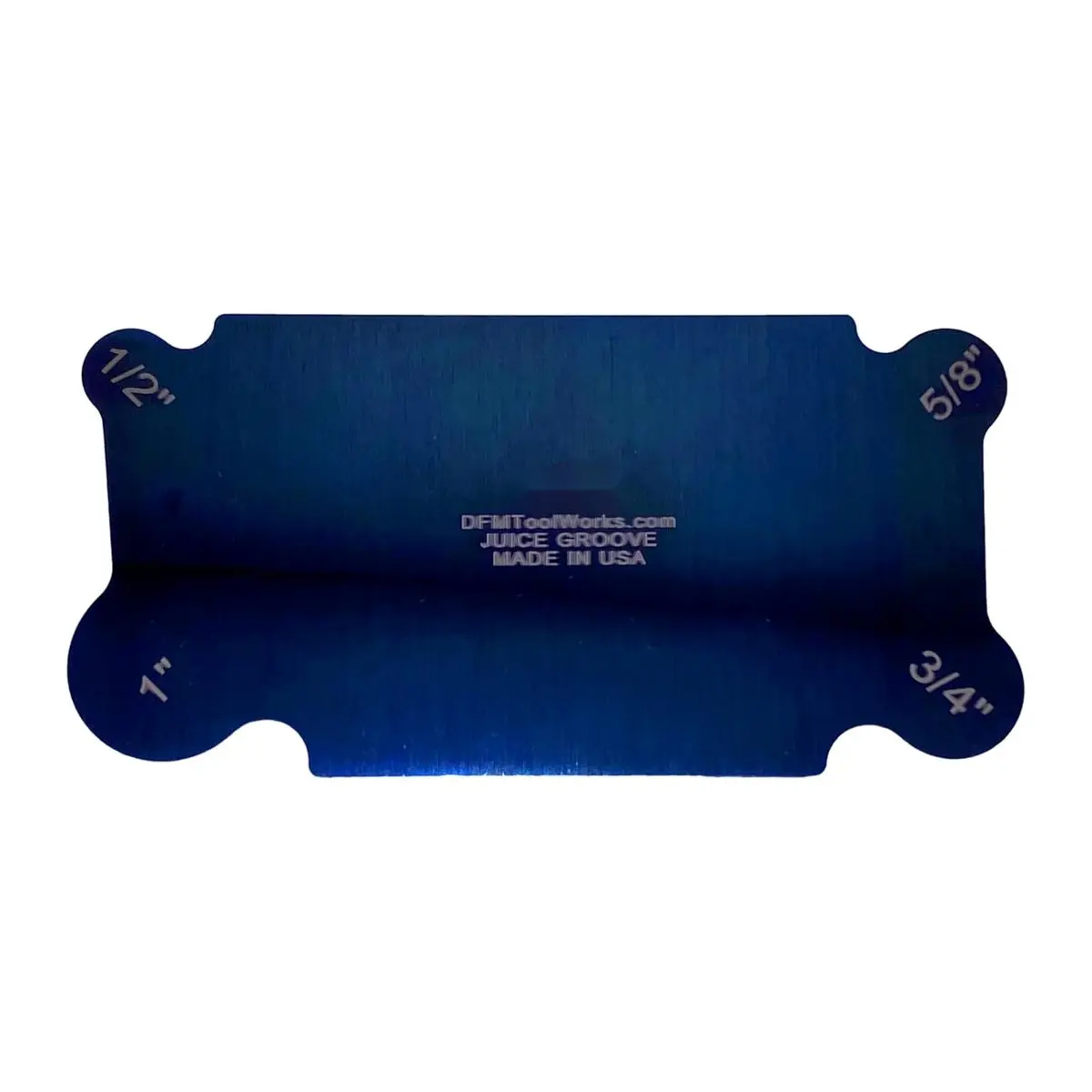 Curved Cabinet Scraper Cards for Woodworking, Precision Multi-use Scraping Tool with Juice Groove, Blue Finish, Wood Finishing Tool