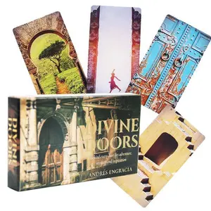 Divine Door Oracle Card, 40pcs/set Spiritual Inspiration Card, Family Party Entertainment Game Card, Birthday Gift, Holiday Gift