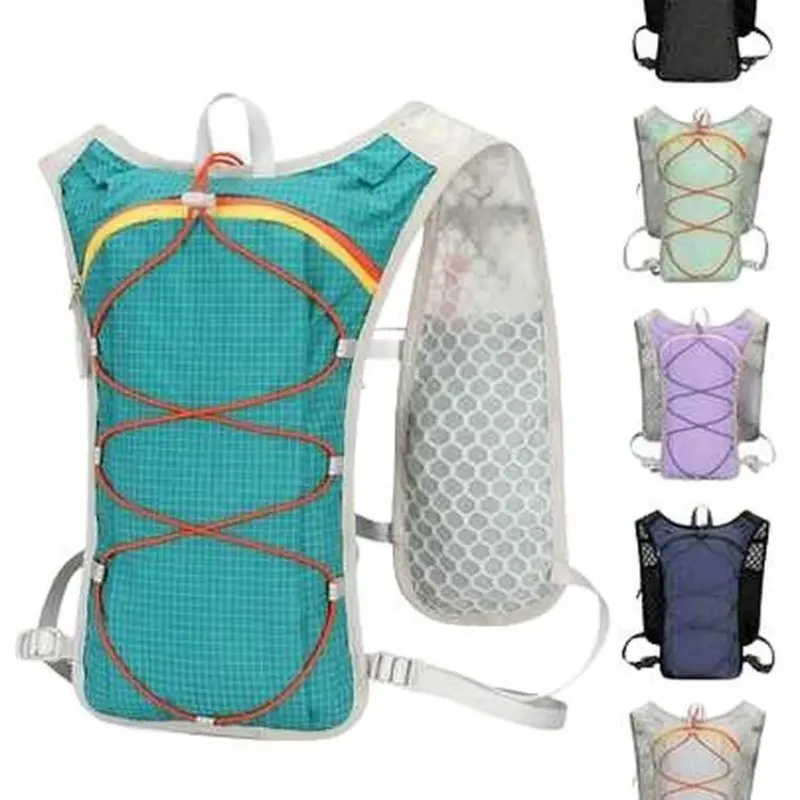 Lightweight Running Hydration Backpack, Multi-Functional Outdoor Sports Water Bag, Large Capacity Hiking Camping Backpack