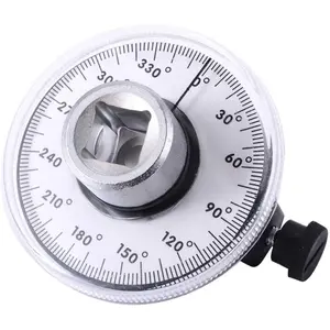 1/2 Inch Torque Wrench Angle Gauge Tool,360° Adjustable 1/2" Drive Torque meter Wrench Set,Professional Measure Tool,Father's Day