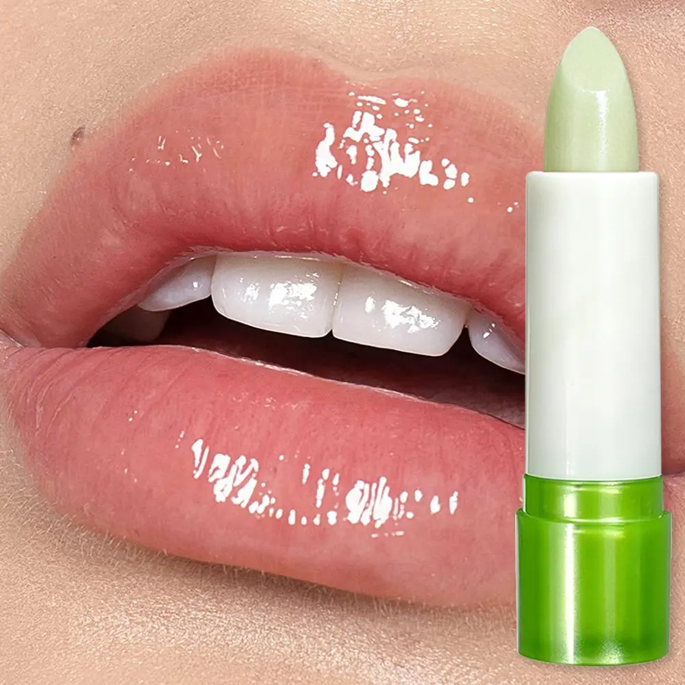 ANNA ROSE Aloe Vera Color Changing Lip Balm Lipstick, PH Reactive Mood Changing Lip Gloss, Natural Aloe Extract Deep Hydrate Repair Chapped Dry Cracked Lips, Long Lasting Moisturizing Non-sticky Lip Care, Daily Lip Primer & Lip Treatment For All Skin