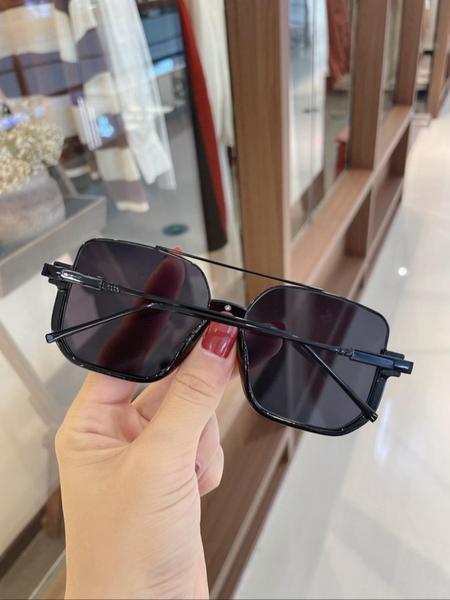 Unisex Simple Style Plain Color Sunglasses, Trendy Casual Sunglasses for Everyday Use, Fashion Accessories for Outdoor Activities, Trendy Styling Sunglasses