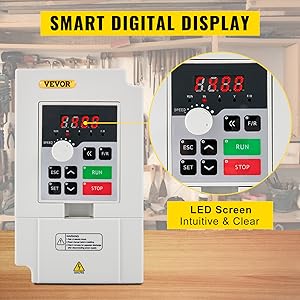 Spring new arrivals VFD 3KW 220V 4HP, 1 or 3 Phase Input, 3 Phase Output Variable Frequency Drive, AC 14A 0~1000HZ CNC Motor Inverter Converter for Motor Speed (RS485) Spring new arrivals VFD 3KW 220V 4HP, 1 or 3 Phase Input, 3 Phase Output Variable Frequency Drive, AC 14A 0~1000HZ CNC Motor Inverter Converter for Motor Speed (RS485)