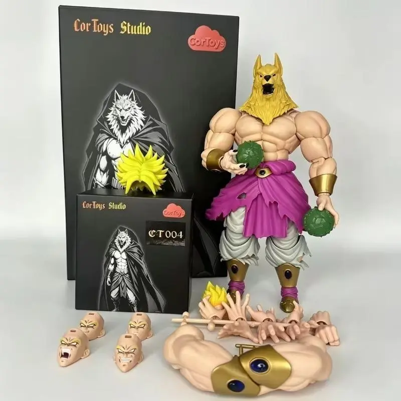 "Wolf God" Broly Figure – CorToys CT04 Series Collector-Grade Model with Interchangeable Parts