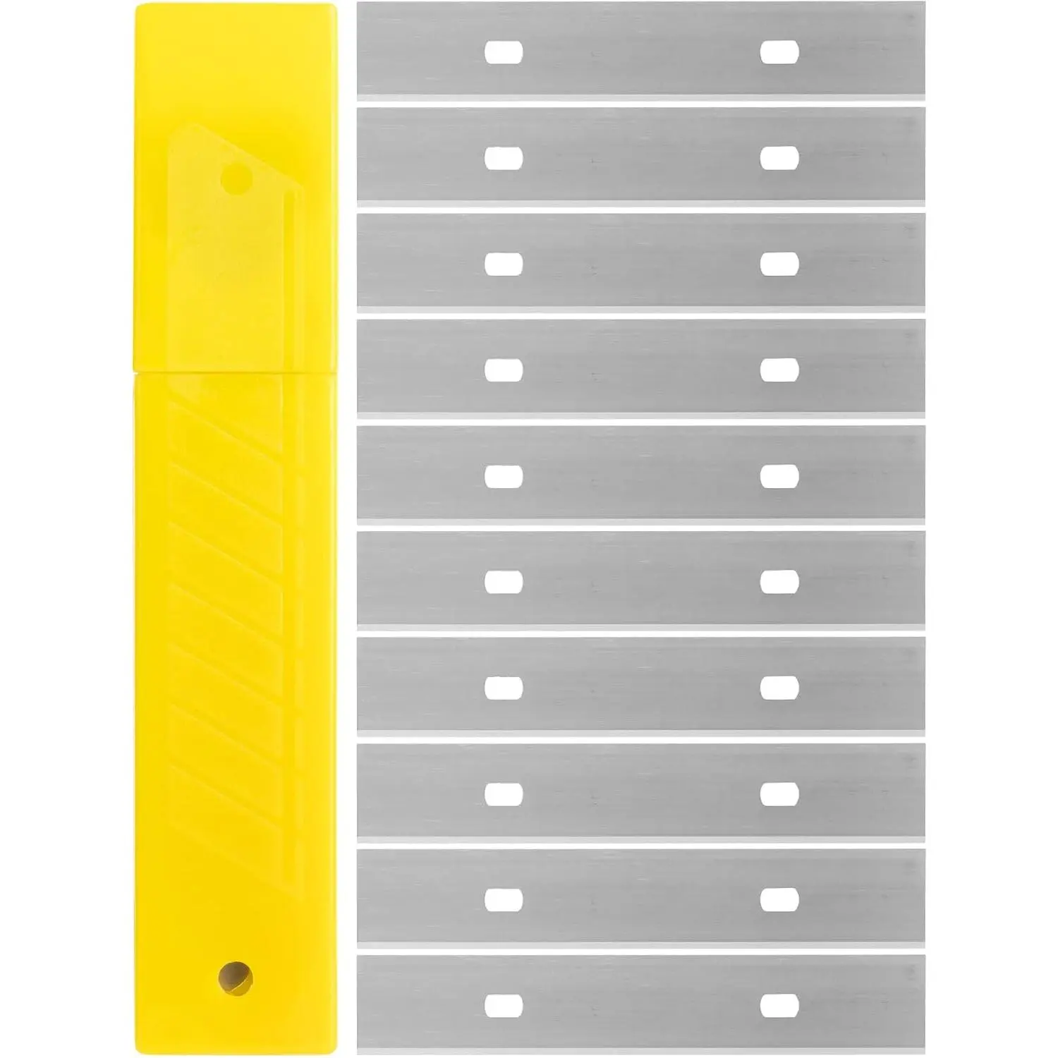 Replacement Scraper Blades, 4 Inch, 30 Pcs, Scraper Blades, Floor Scrapper Blade, Replacement Razor Blades, Carbon Steel Razor Blades, Paint Scraper Blades, 4 Inch Scraper Blades