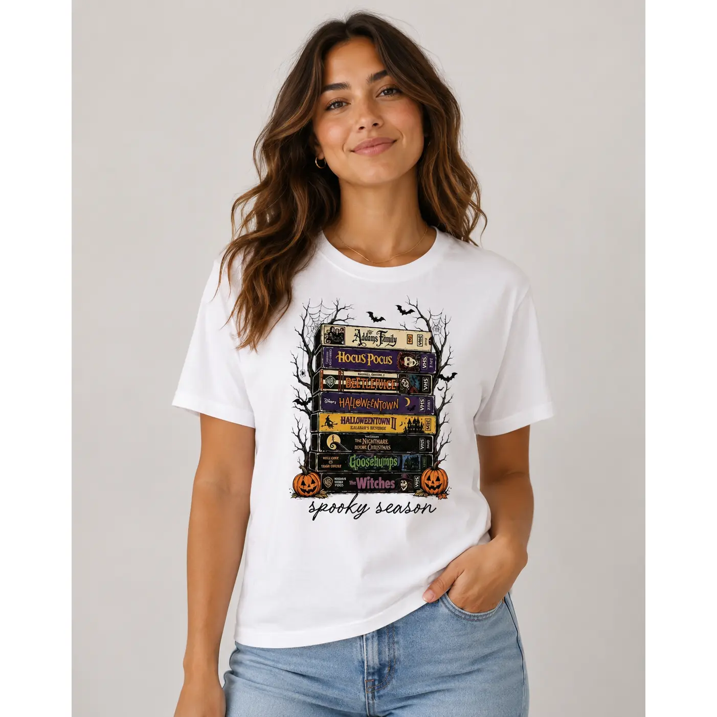 Vintage Halloween Movie Shirt, Retro Spooky Season Tee, Horror Movie T-Shirt, Scary Movie Graphic Tee, Halloween Film Lover Shirt, Funny Horror Shirt  Unisex