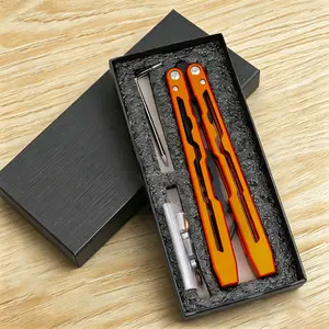Blunt-Headed Flip Toy, Balisong, Beginner Butterfly Trainer, Safe and Fun for Kids, Ideal for Learning and Playing