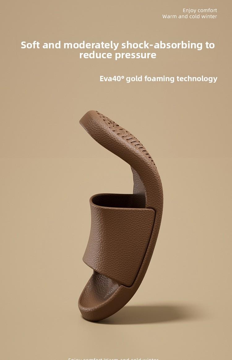 Women's summer non-slip indoor home bathroom EVA couple's home sandals men's retro style slippers