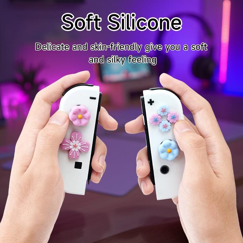 Creative Skull Pattern Game Controller Protective Case, Controller Design, 1 Set Game Controller Protector, Console Accessories for Nintendo Switch