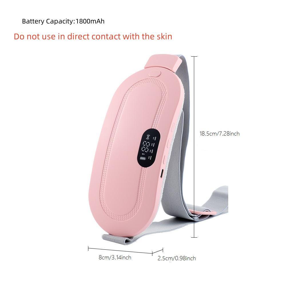 1pc Heating Waist Belt For Menstrual Cramps Relief, Portable Cordless Heating Pad For Stomach, 3-Speed Temperature Adjustment And 4-Speed Massage Modes, Back And Belly Heating Pad For Women #TOP PICKS