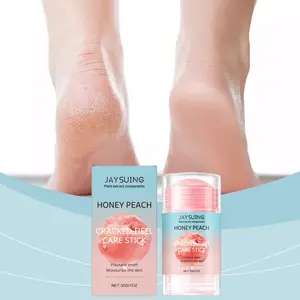 This honey peach hand and foot chap care stick adds honey peach essence, Moisturizer, moisturize, Hydrating, and hydrate, quickly repair dry and cracked skin, restore softness and smoothness to hands and feet!