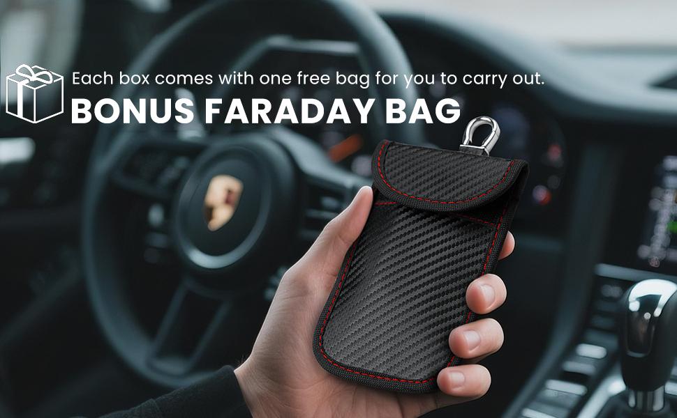 Faraday Box for Car Keys, Key Fob Signal Blocker Rfid Box for Car Keys, Faraday Key Fob Protector Signal Blocking Box