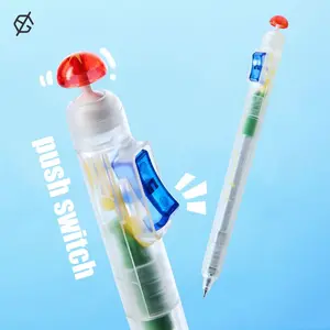 High-End Neutral Pen for Students, Press Button Design, Ideal for Practice Questions, Aesthetic Appeal, Specialized Student Tool