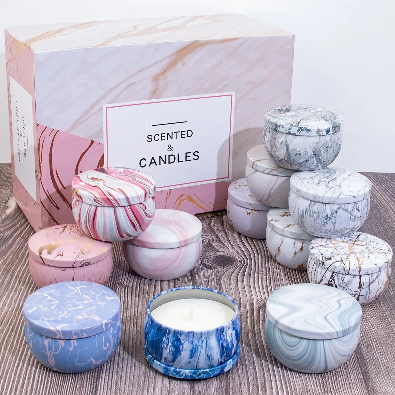 12 Pack Scented Candles Set for Home, Relaxing Stress Relief, Aromatherapy - Natural Soy Wax and Fragrance - Gifts for Women, Mom, Best Friend, Wife, Birthday, Halloween & Christmas