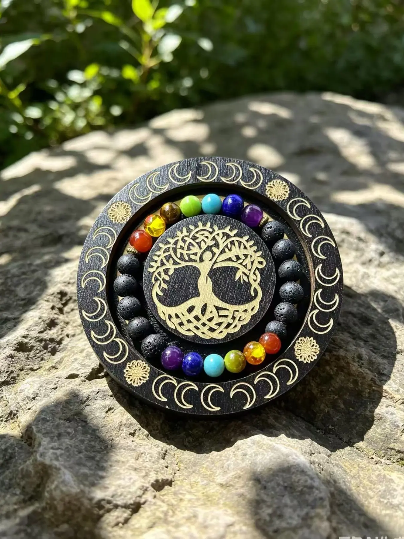 Bestselling Multicolor Volcanic Stone Beaded Bracelet, Wholesale Men's Braided Jewelry, Trendy Fashion Accessory for Men