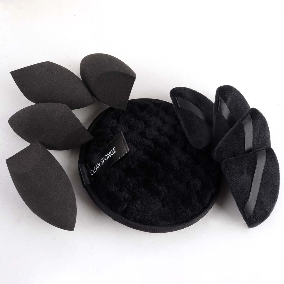 47-piece makeup tool set, stylish small makeup bag, makeup brush set, portable travel makeup puff