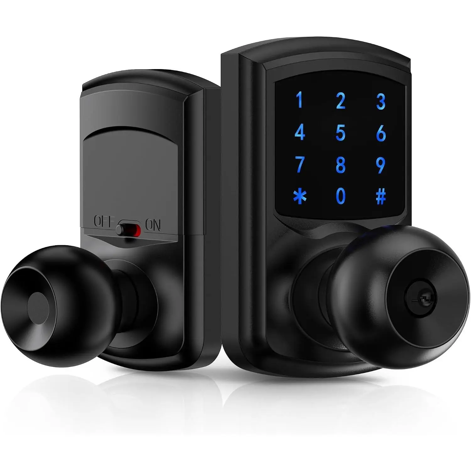 Keyless Entry Door Lock with Keypad, Smart Electronic Digital Code Door Knob