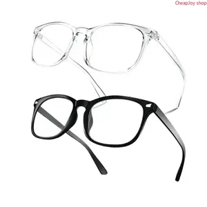 2026 2 Pcs Unisex Blue Light Blocking Glasses, equipped with anti-reflective HD polycarbonate lenses. Effectively reduce eye strain, ideal for gaming, working and long screen time all day.