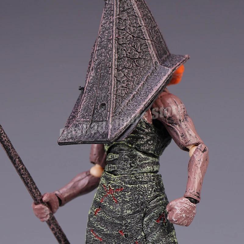 Figma Sp-055 Silent Hill Pyramid Head Action Figure 17cm Red Pyramid Thing Revelation 3D Figure PVC Bubble Head Nurse Model Toys popular