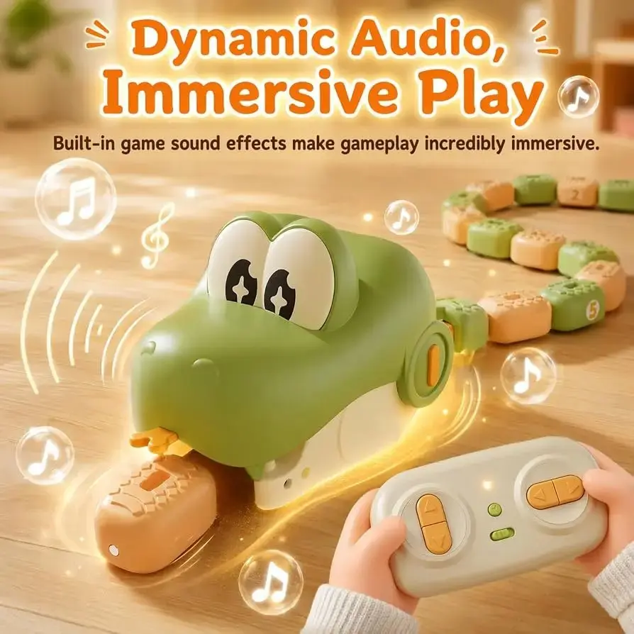 RC Interactive Snake Game Toy with Music and Flashing Lights- Electric Remote Control 2- Player Battle Game,Family Party Indoor Game, 360° Spin, Animal Toy Birthday Gift for Boys Girls Age 6+ Snake Toy Snakerealofficial  ramblesnake getting the game