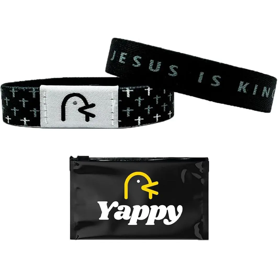 Yappy The Original Bible Verse Bracelets, Daily Bible Verse Bracelet for Personalized Daily Inspiration