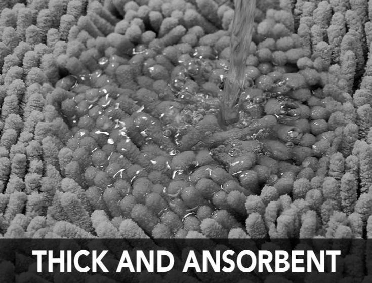 Deconovo Soft Shaggy Bath Rug - Non-Slip, Absorbent, Plush Mat | Machine-Washable, Pet-Friendly Mat for Bathroom, Tub, Shower Deconovo Soft Shaggy Bath Rug - Non-Slip, Absorbent, Plush Mat | Machine-Washable, Pet-Friendly Mat for Bathroom, Tub, Shower