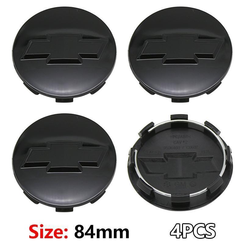 4pcs 53mm 59mm 84mm Chevrolet logo car emblem Wheel Center Hub Cap auto Rim refit dust-proof badge covers styling accessories