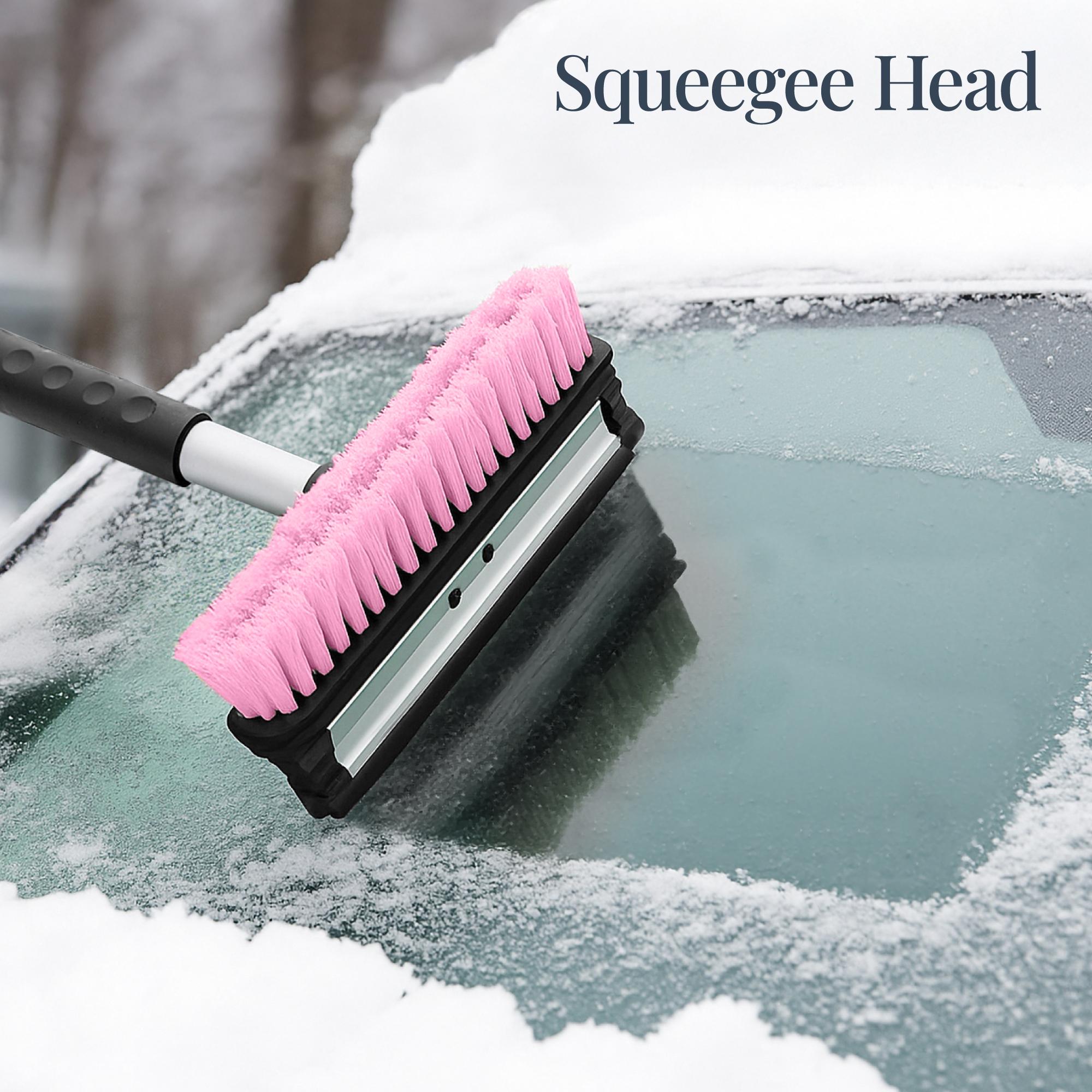39 Extendable Snow Brush with Squeegee & Ice Scraper, Auto Snow Brush, Auto Ice Scraper"