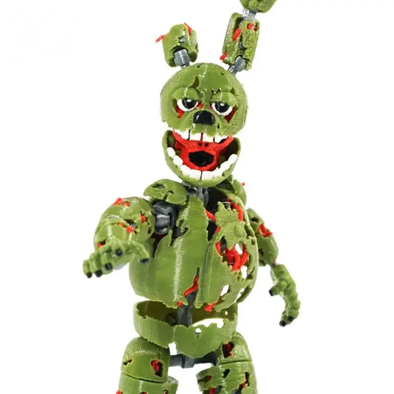 3D Printed Five Nights at Freddy's 3 Springtrap T13 Action Figure Multi ...