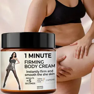 1 minute Firming Body Cream, Body Care, 5S Lifting. Internal Skin Tightening. Infused with Bee Venom, Collagen, Retinol & Hyaluronic Acid. Ideal for Arms, Thighs, Abdomen. Smooth skin texture, deep lifting, strong firming, Instant Lifting Result