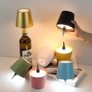 [Set of 2] 2026 New Wireless LED Wine Bottle Light, Dimmable Bedroom Nightlight, LED Mood Light for Wine & Spirits Bottles, Create Cozy Home Atmosphere