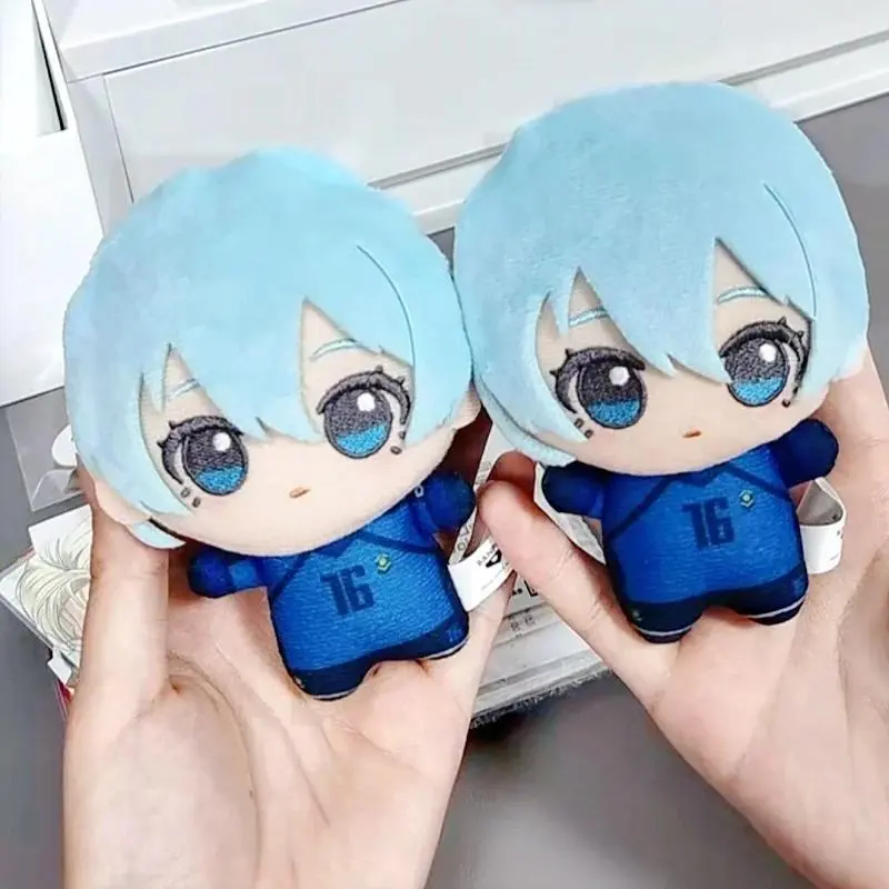 Original Anime Blue Lock Vol.7 Hiori You Isagi Yoichi Cosplay Plush Doll Fluffy Maumet Pendant Puppet Keychain Keyring Gifts