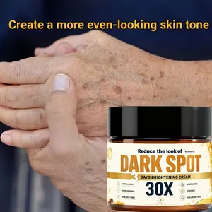 Brightening Cream with Hyaluronic Acid, Nicotinamide, Vitamin C, and E, Reduces Dullness and Dark Spots, Suitable for All Skin Types